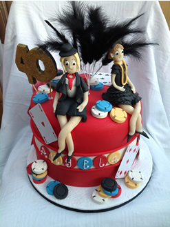 Casino Birthday Cake